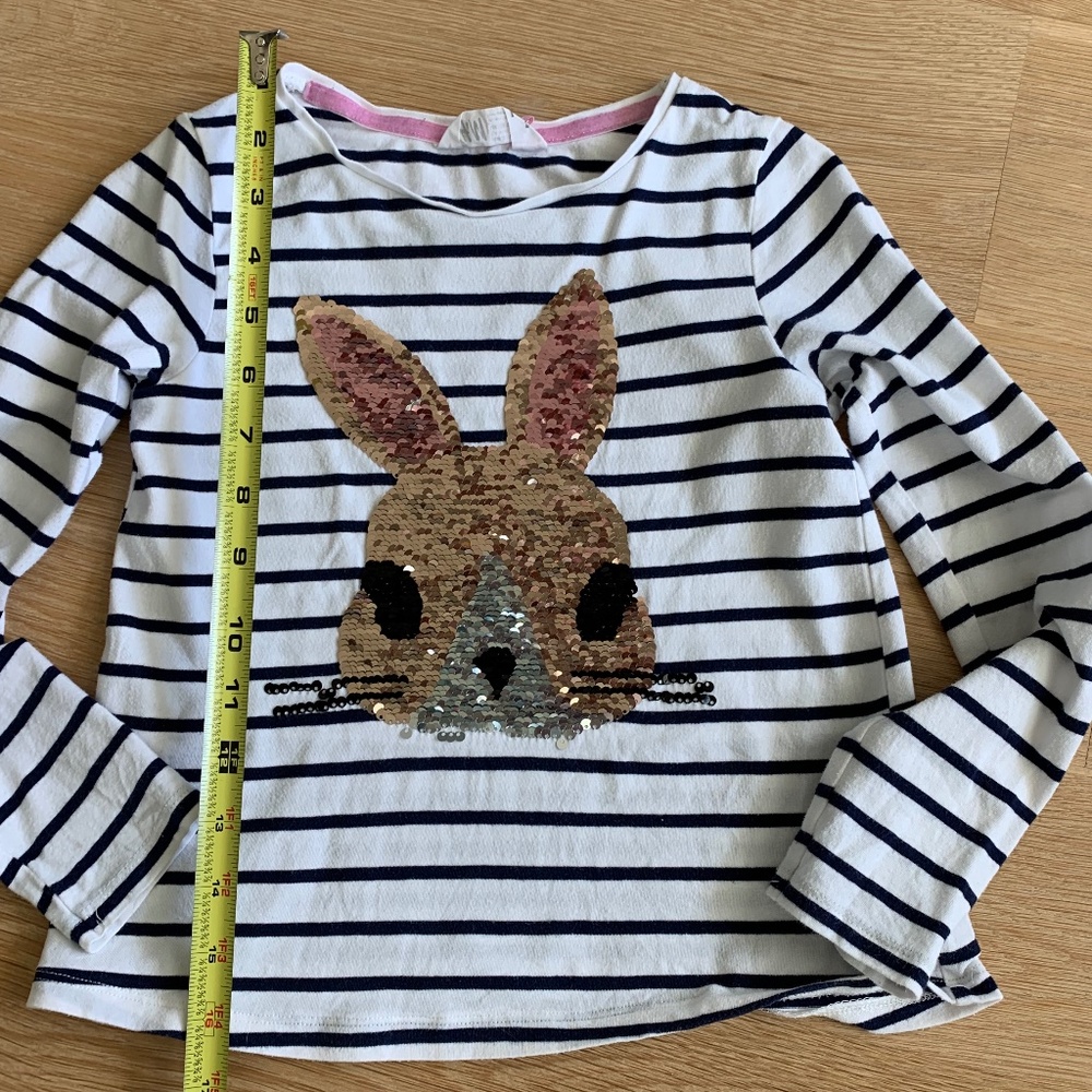 H&M Flip Sequin Bunny Shirt